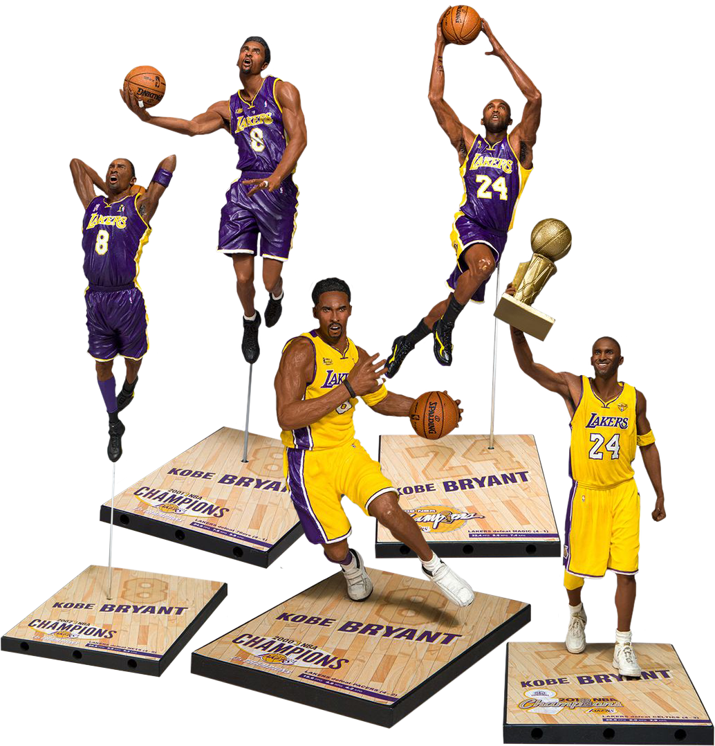 Kobe Bryant Lakers Legendary Moments PNG
