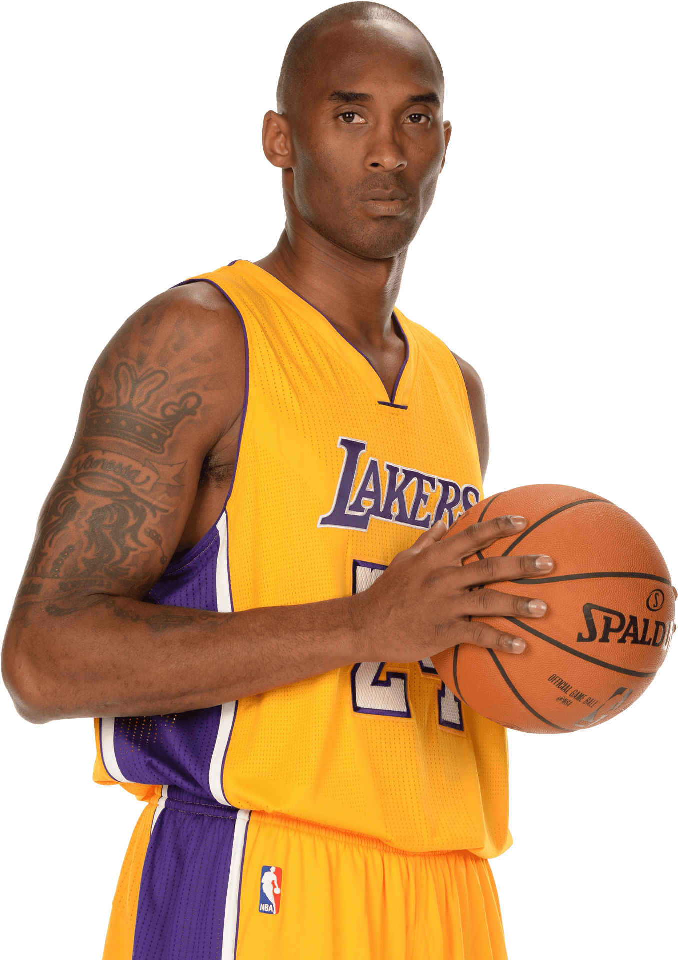 Kobe Bryant Lakers Portrait PNG