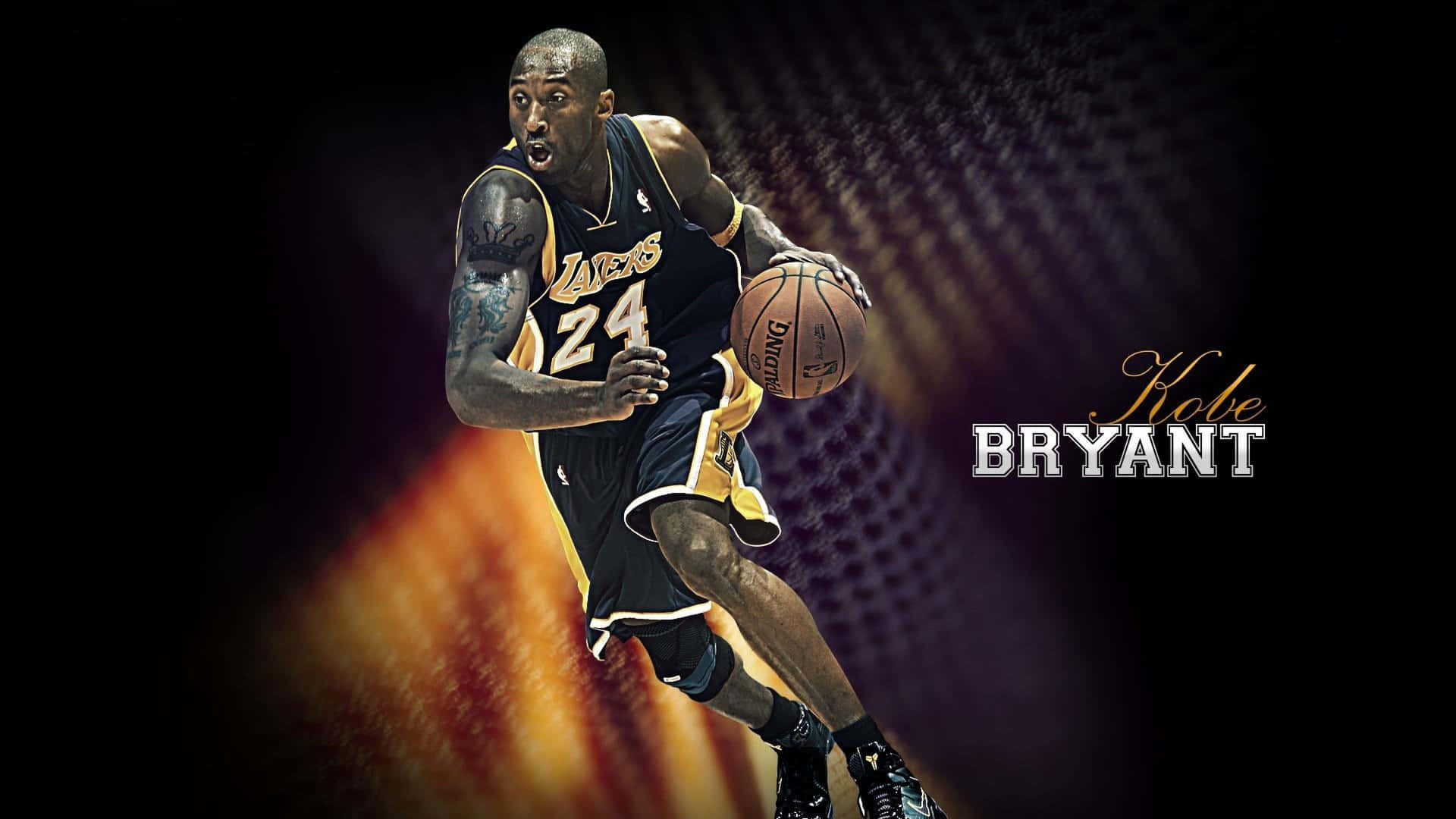 Kobe Bryants Telefon – Tilsluttet Legaciet Wallpaper
