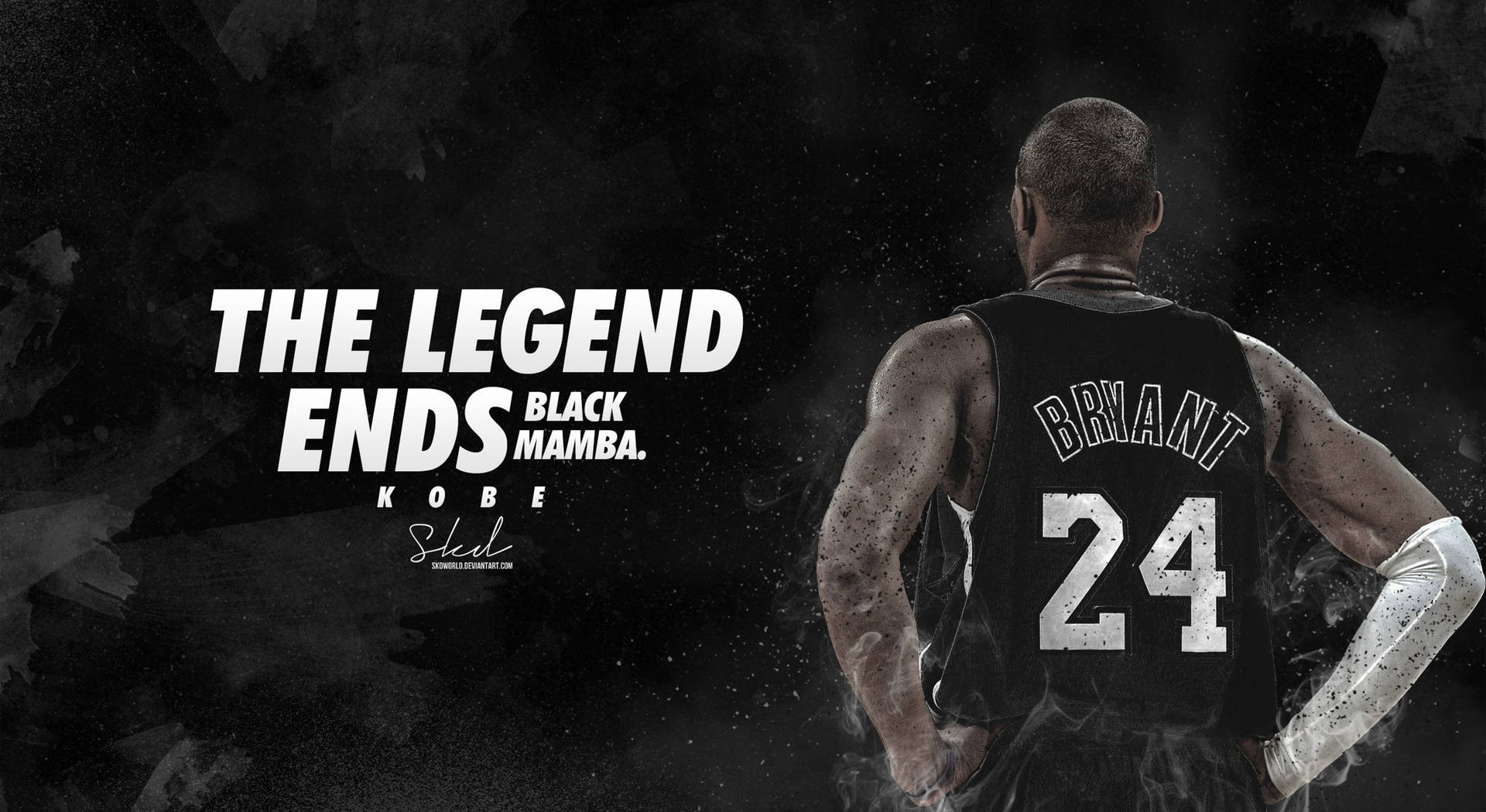 Kobe Bryant The End of a Legend Wallpaper  Basketball Wallpapers at