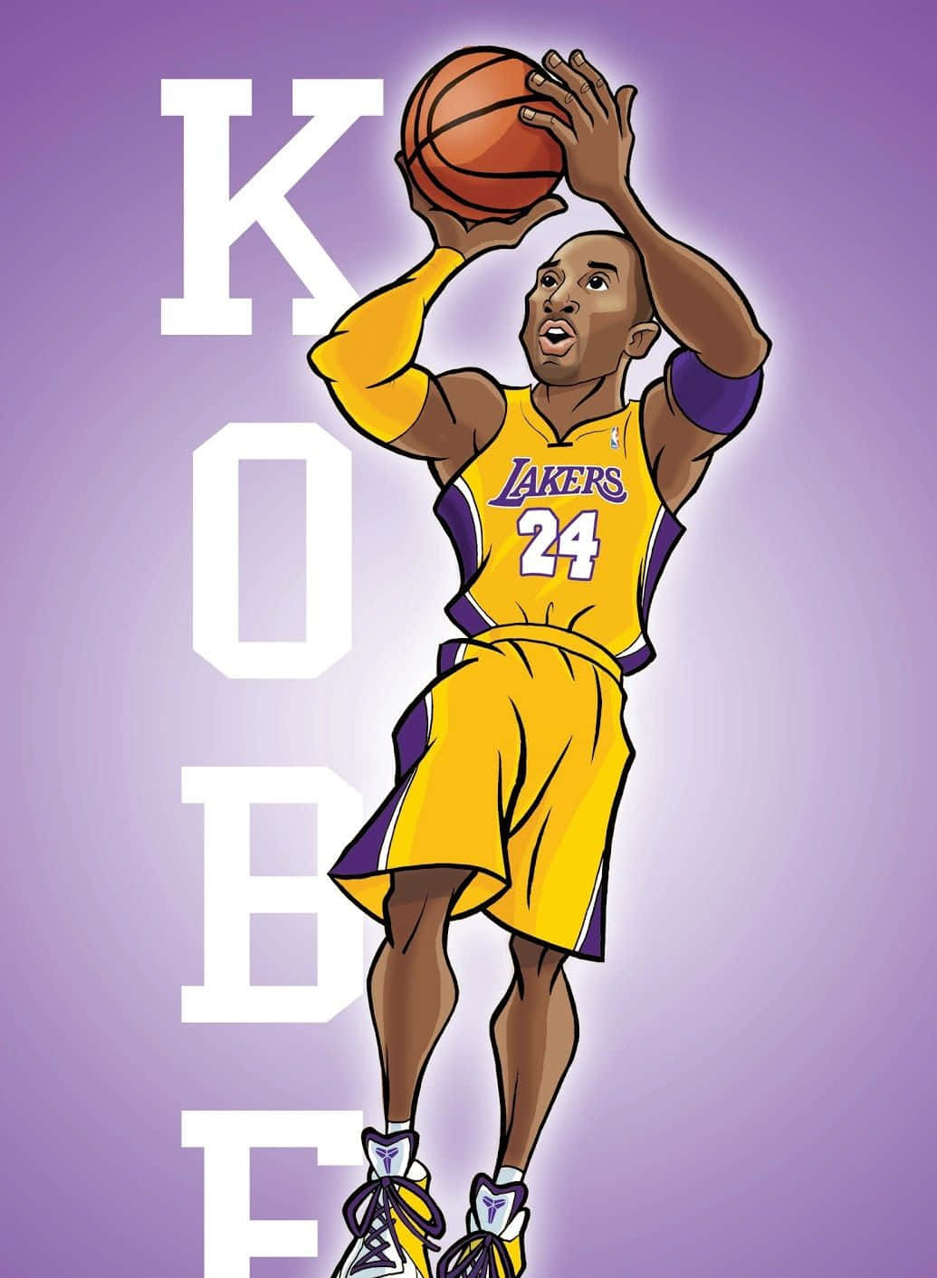 Lendáriojogador Dos Los Angeles Lakers, Kobe Bryant.
