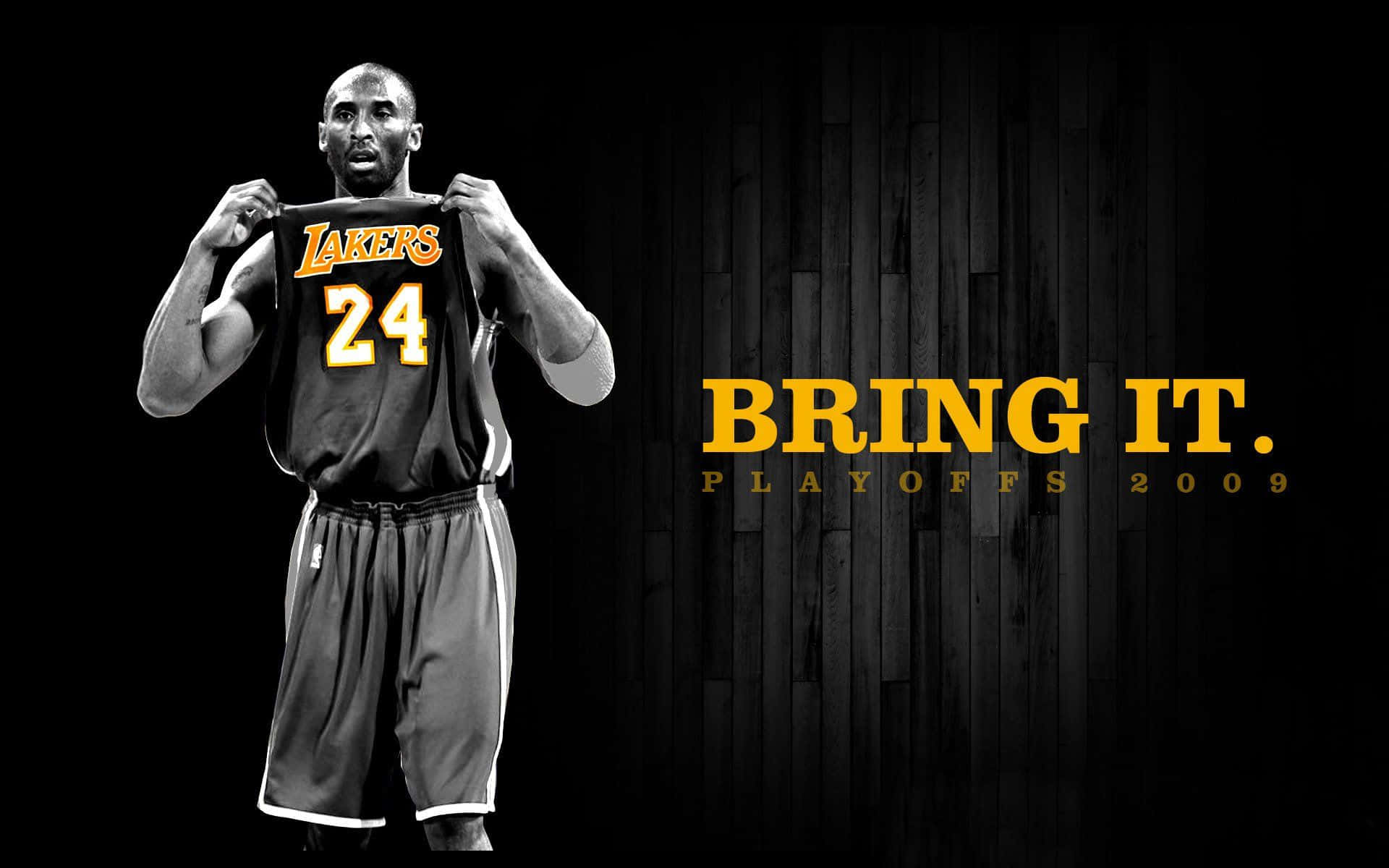 Denlegendariske Basketballstjerne Kobe Bryant Inspirerer Generationer Af Basketballspillere.