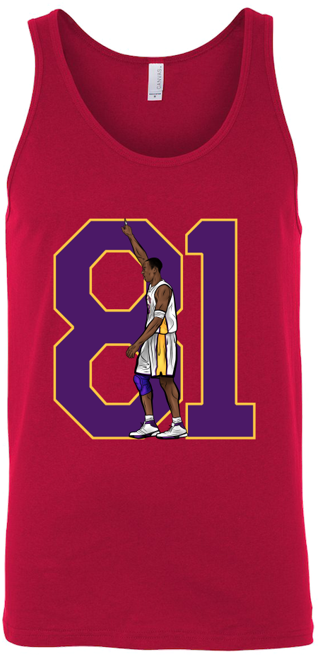 Kobe81 Points Tank Top PNG