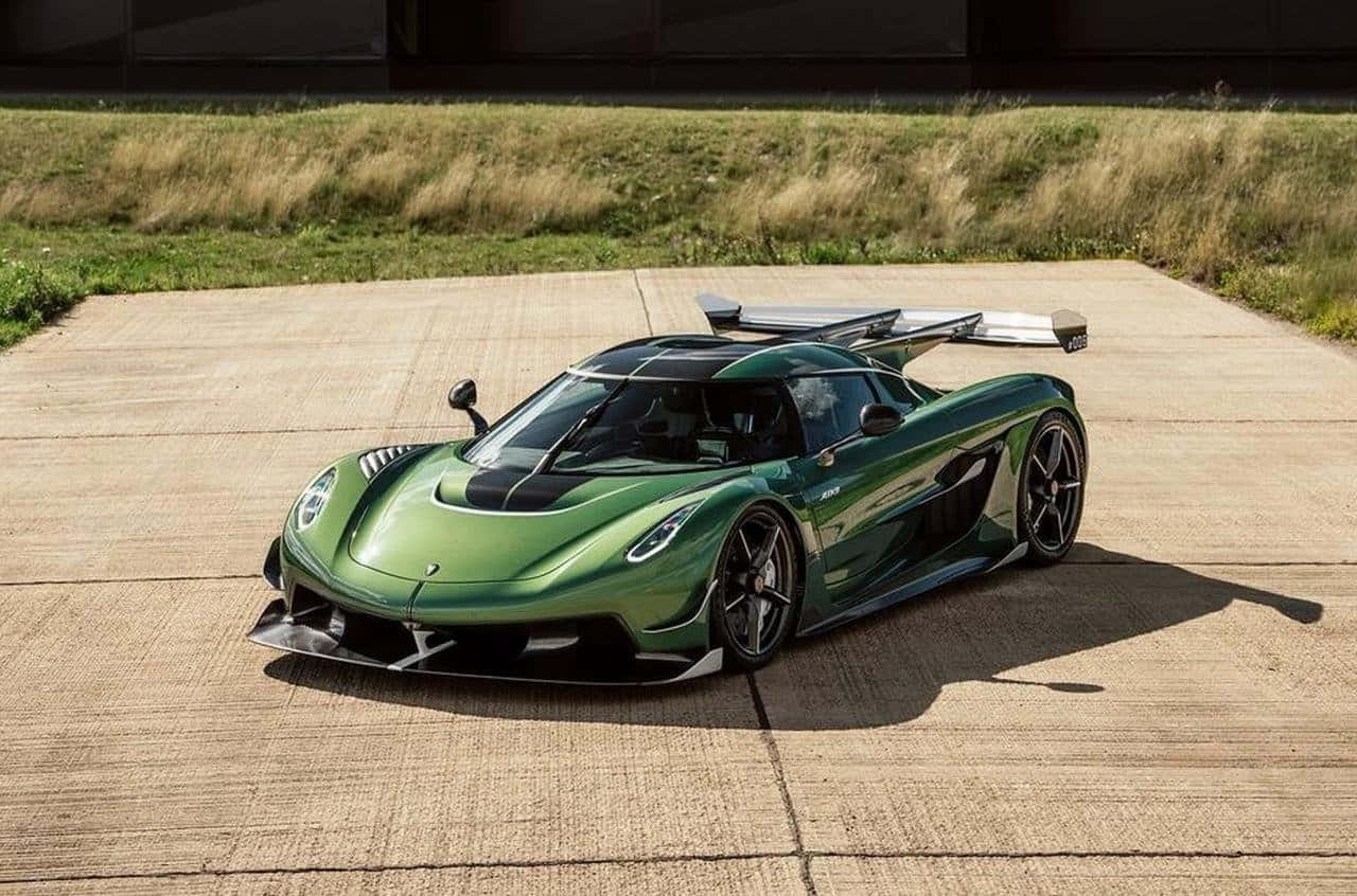 Koenigsegg Jesko Green Supercar Wallpaper