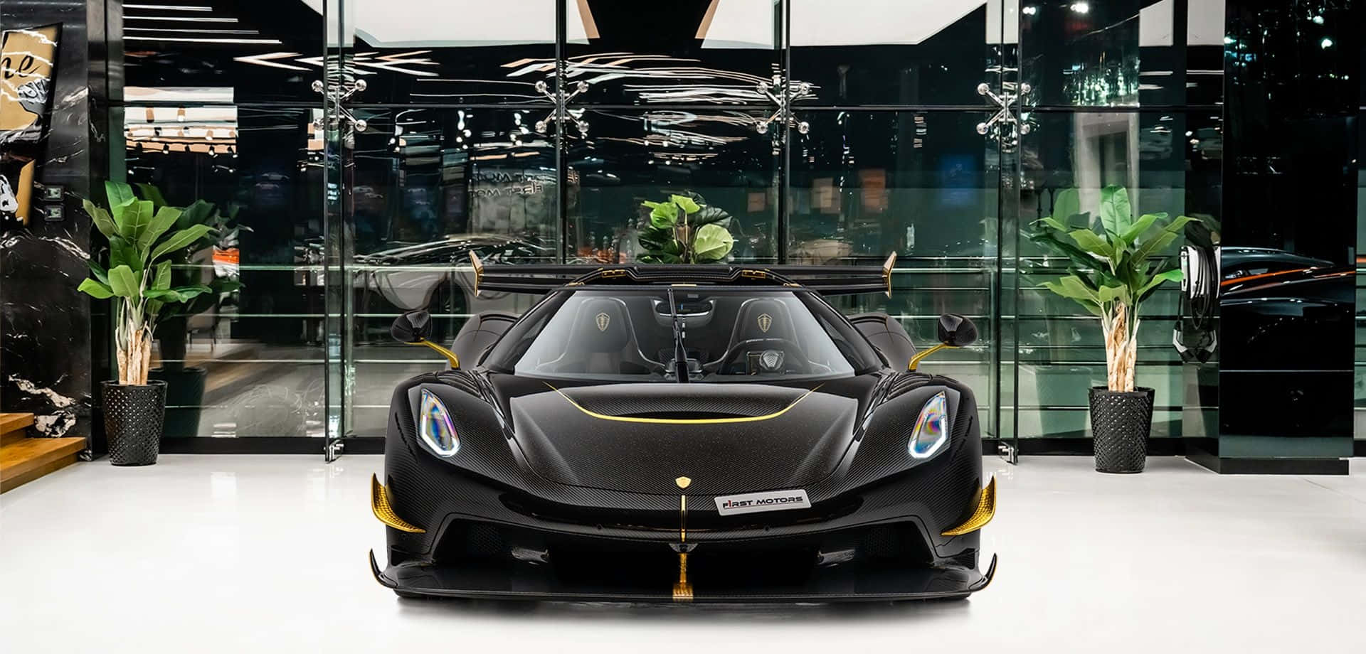 Koenigsegg Jesko Showroom Display Wallpaper