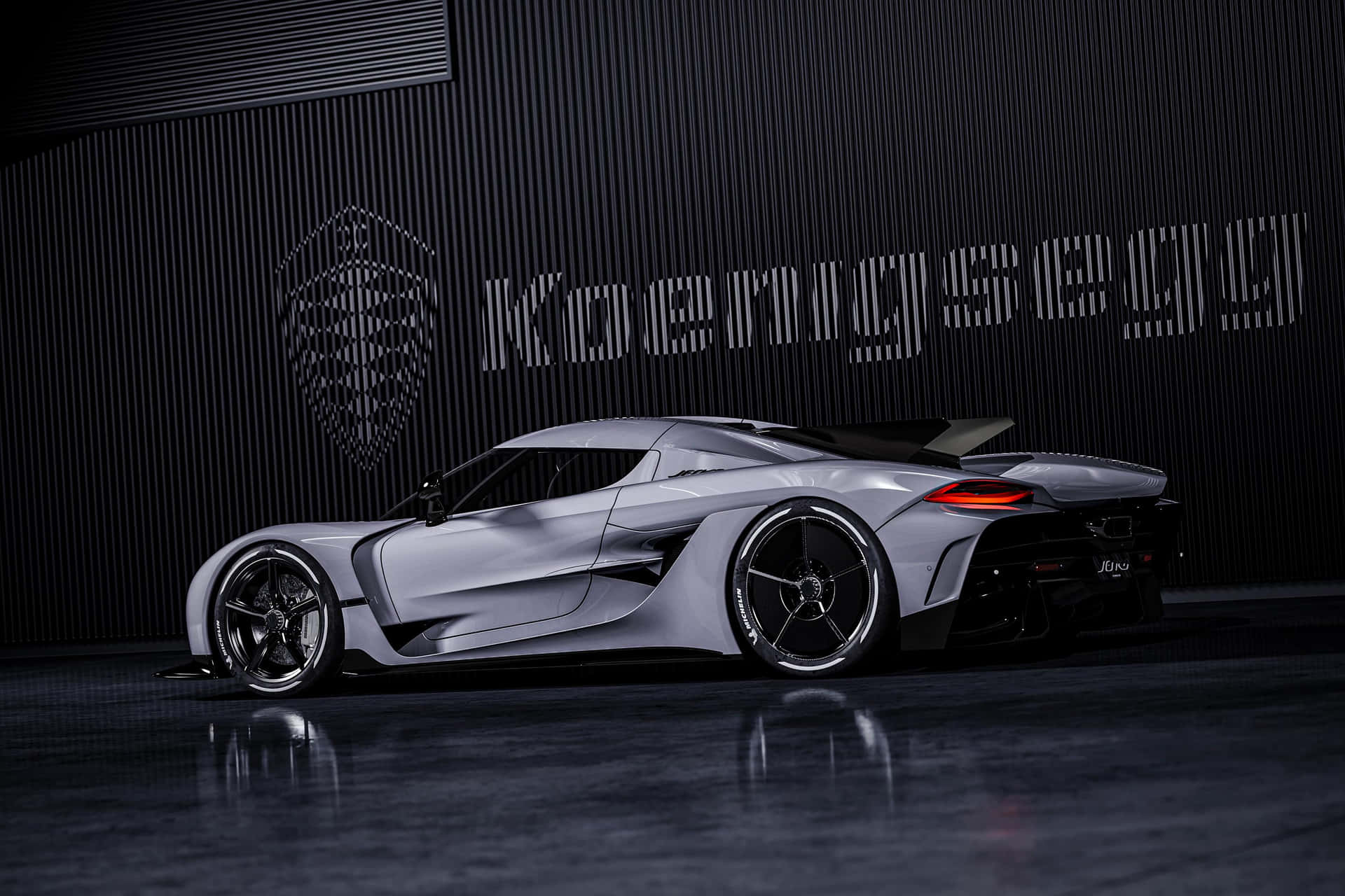 Koenigsegg Jesko Side Profile Wallpaper