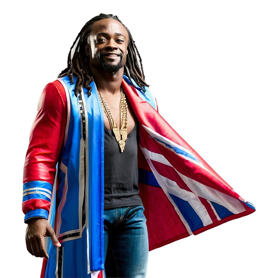 Download Kofi Kingston Signature Entrance Png Psg | Wallpapers.com