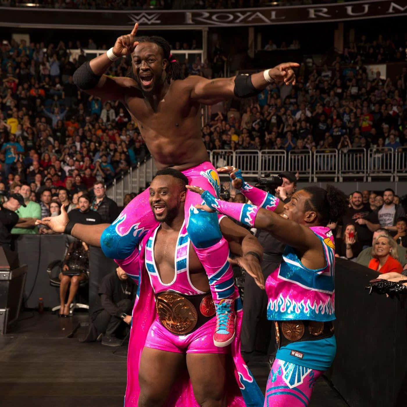 Kofi Kingston With His New Day Brothers Picture