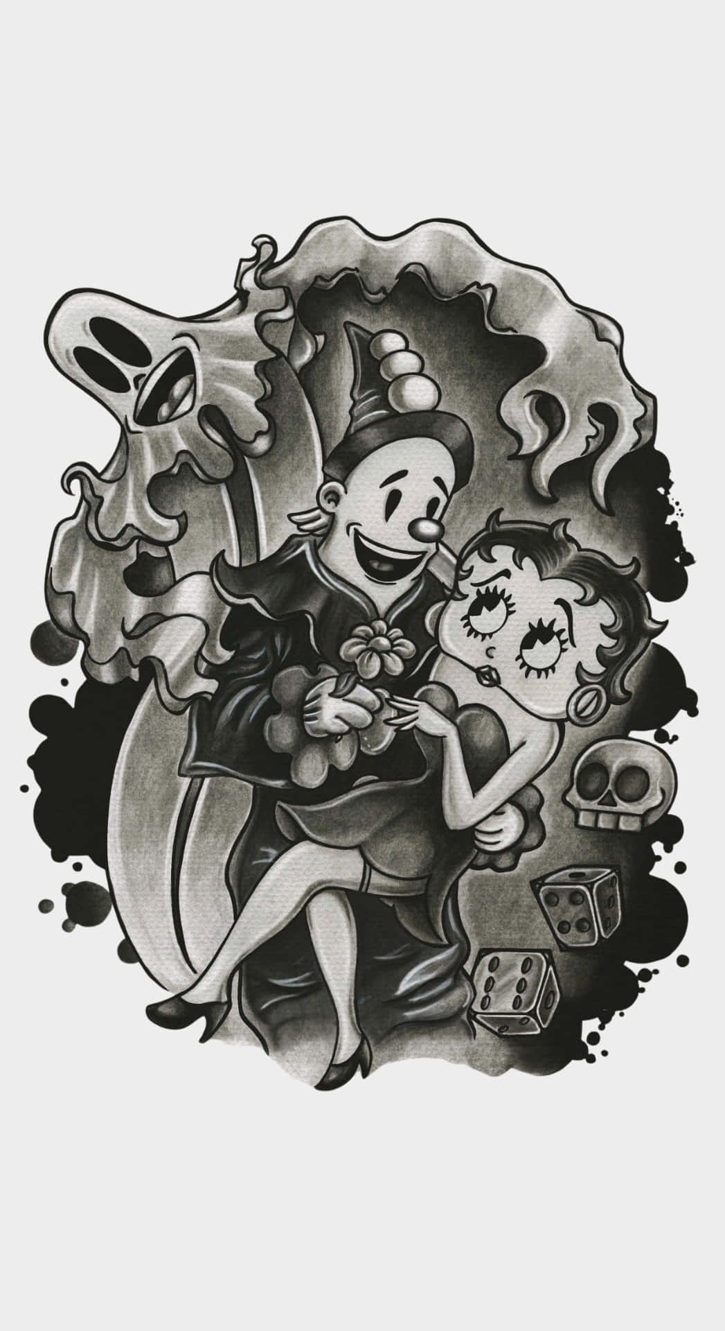 Koko El Payaso Arte Clásico Fondo de pantalla