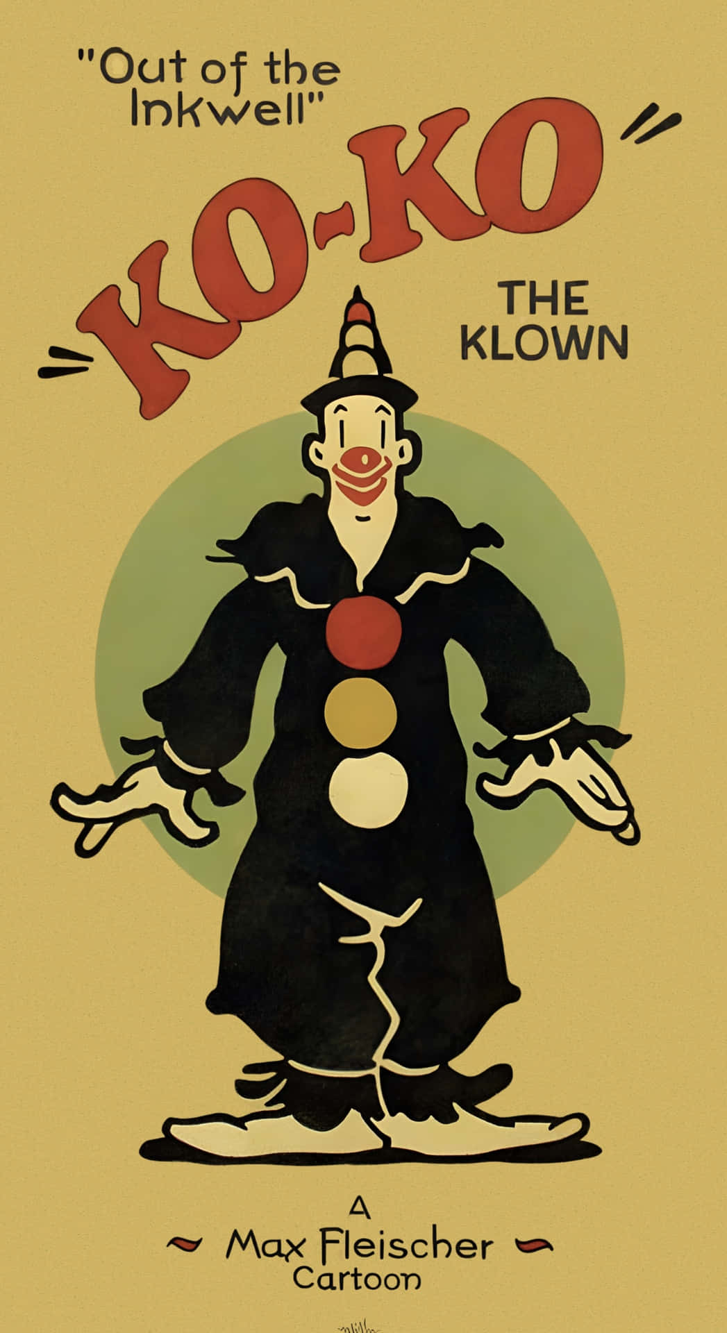 Koko El Payaso Póster Clásico Fondo de pantalla