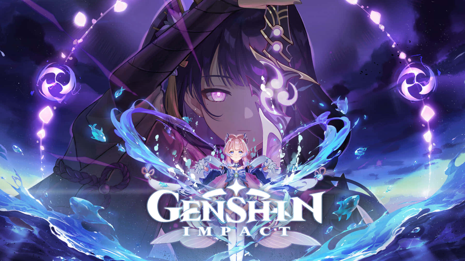 Kokomi Genshin Impact Game Poster Wallpaper