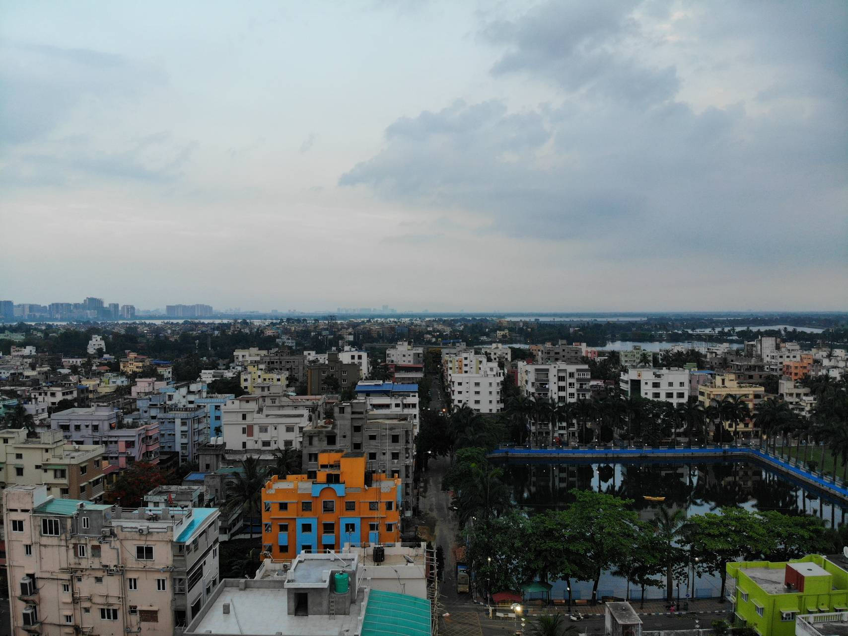 Calcutta City Skyline Wallpaper