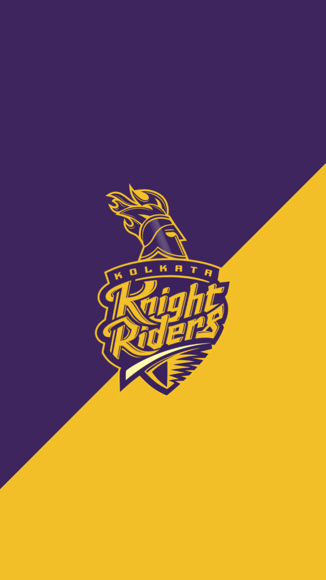 Kolkata Knight Riders Logo Art Wallpaper