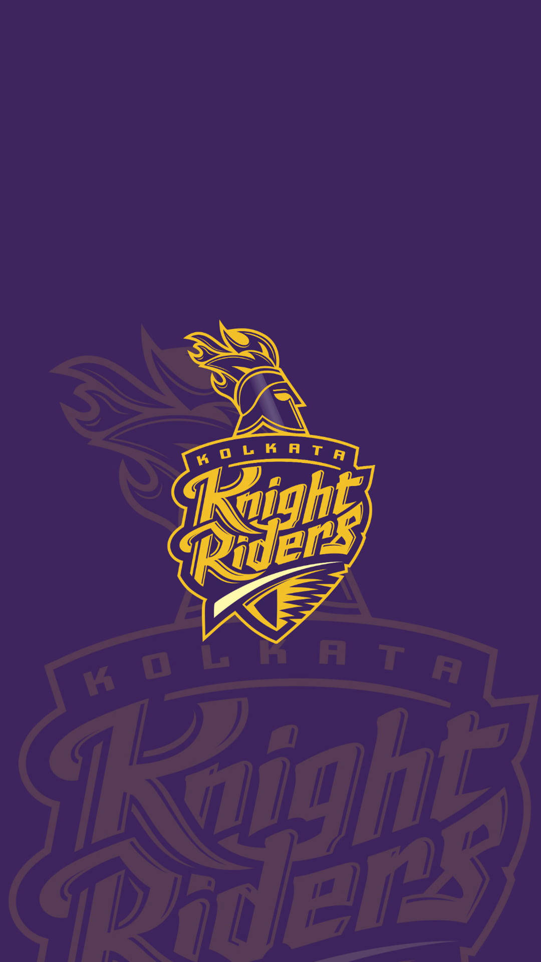 Kolkata Knight Riders Shadow Artwork Wallpaper