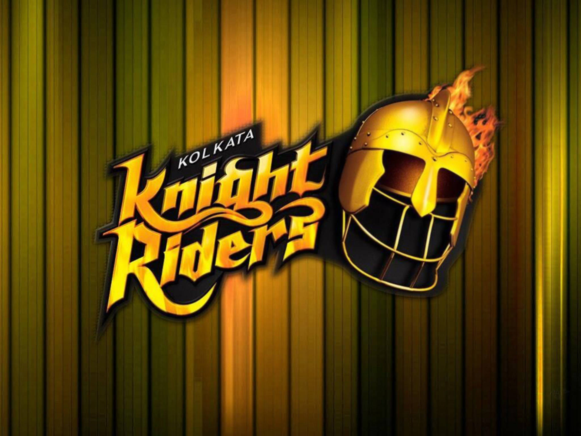 Kolkata Knight Riders Wood Texture Wallpaper