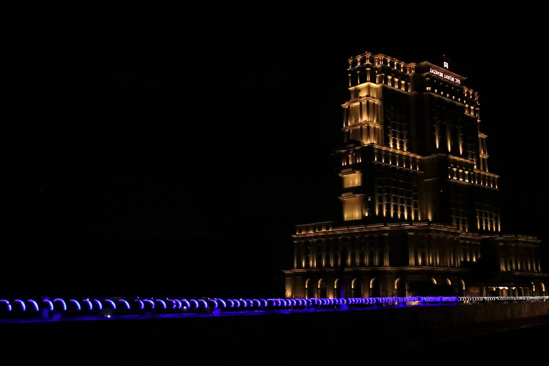Kolkata Tower Lights Wallpaper