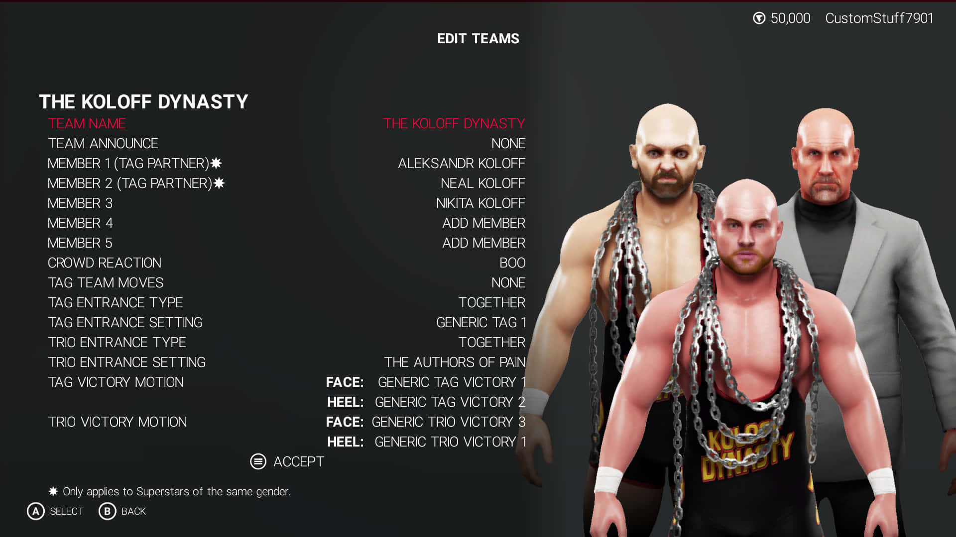 Koloff Dynasty Wrestling Team Video Game Wallpaper