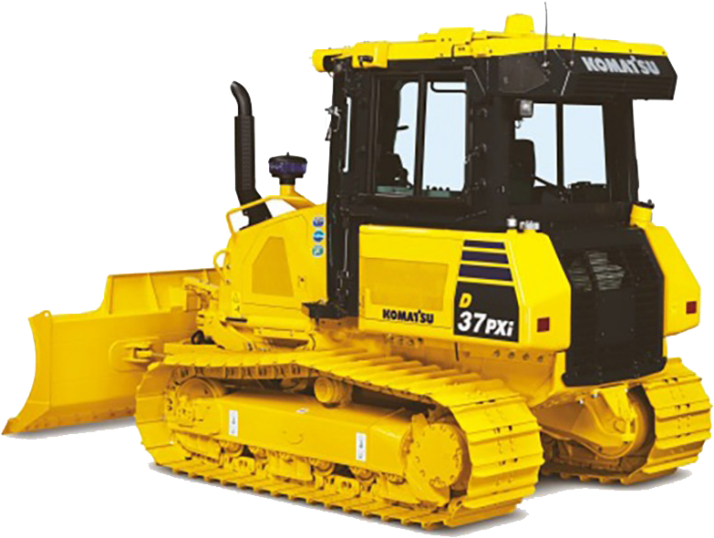 Komatsu D37 P X I Bulldozer PNG