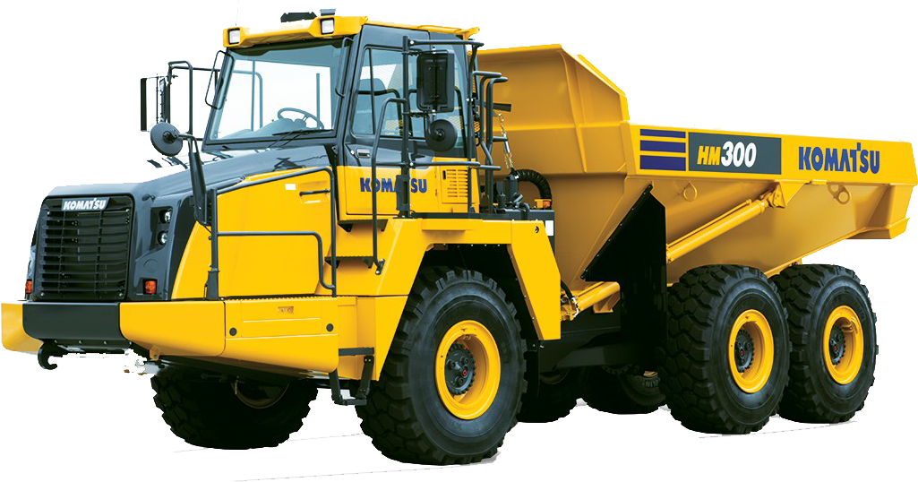 Komatsu H M300 Articulated Dump Truck PNG