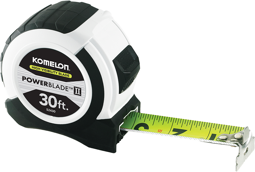 Komelon Powerblade I I30ft Measure Tape PNG