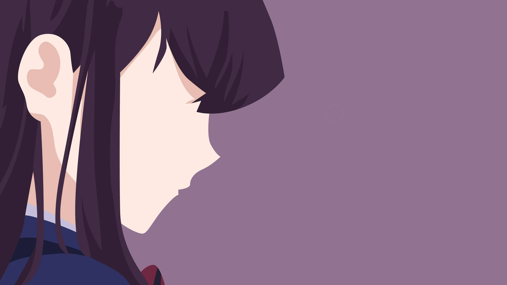 Komi sees the world differently Wallpaper