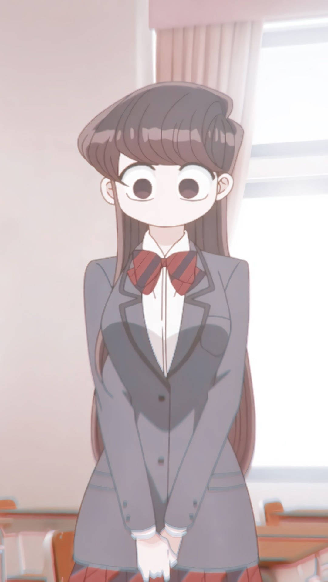 "Komi Can't Wait to Make Connections and Open Lines of Communication" Wallpaper