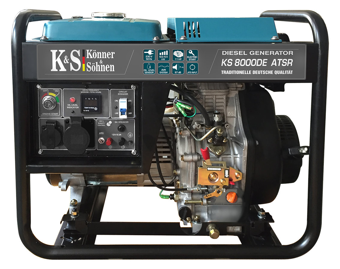 Konner Sohnen Diesel Generator K S8000 D E A T S R PNG