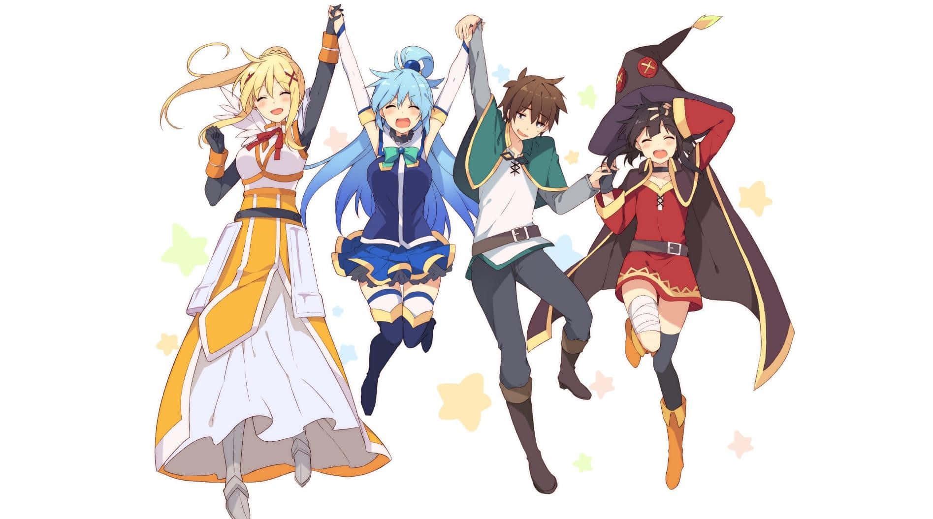 "An experience of a lifetime with Konosuba God's Blessing On This Wonderful World" Wallpaper