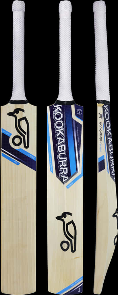 Kookaburra Cricket Bats Trio PNG