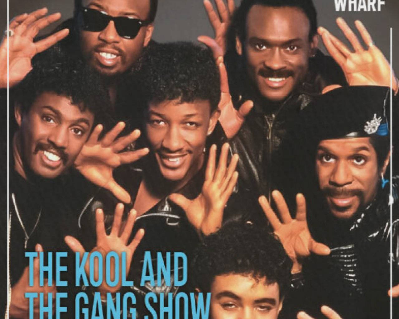 Kool And The Gang genoptrykt album cover wallpaper Wallpaper