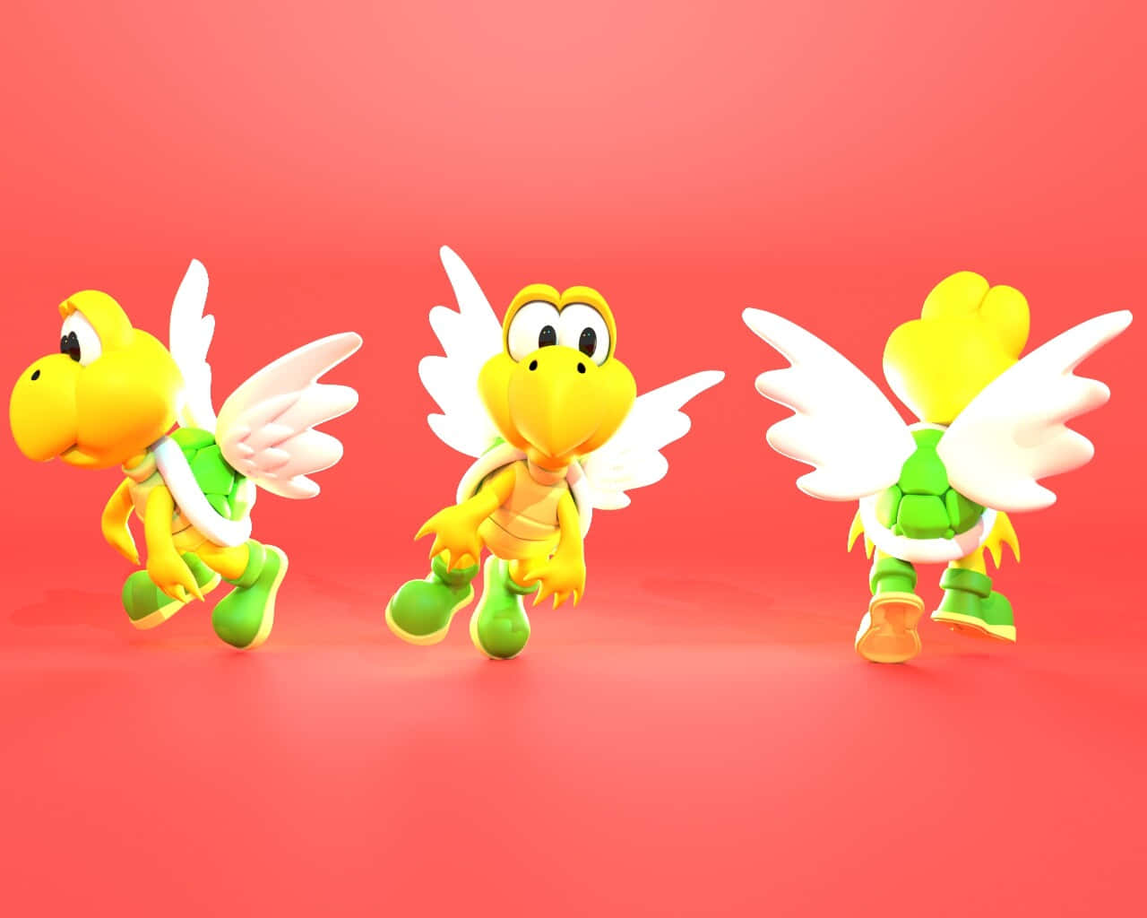 Download Koopa Troopa Striking A Pose Wallpaper 2331