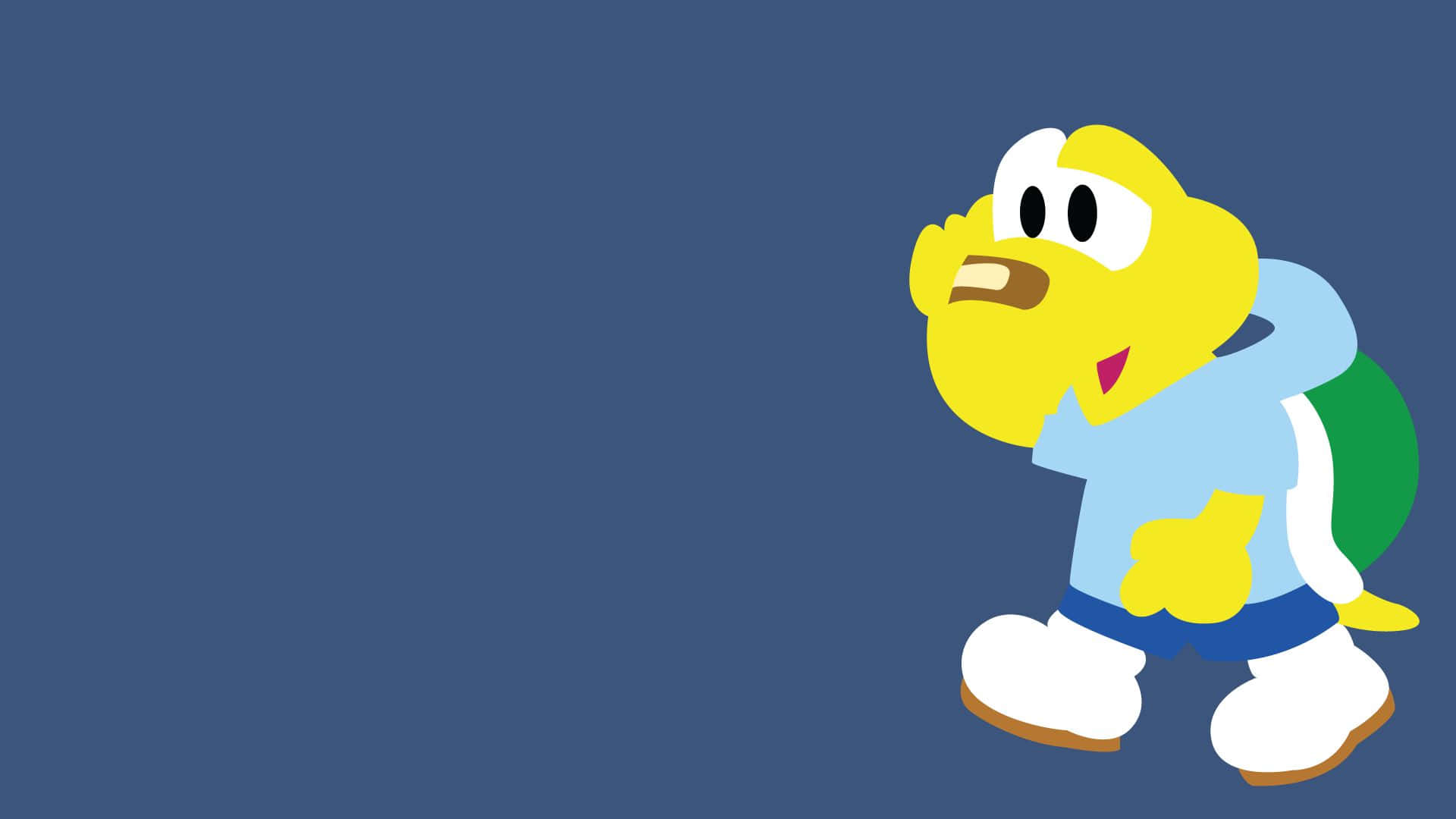 Vibrant Koopa Troopa ready for action! Wallpaper