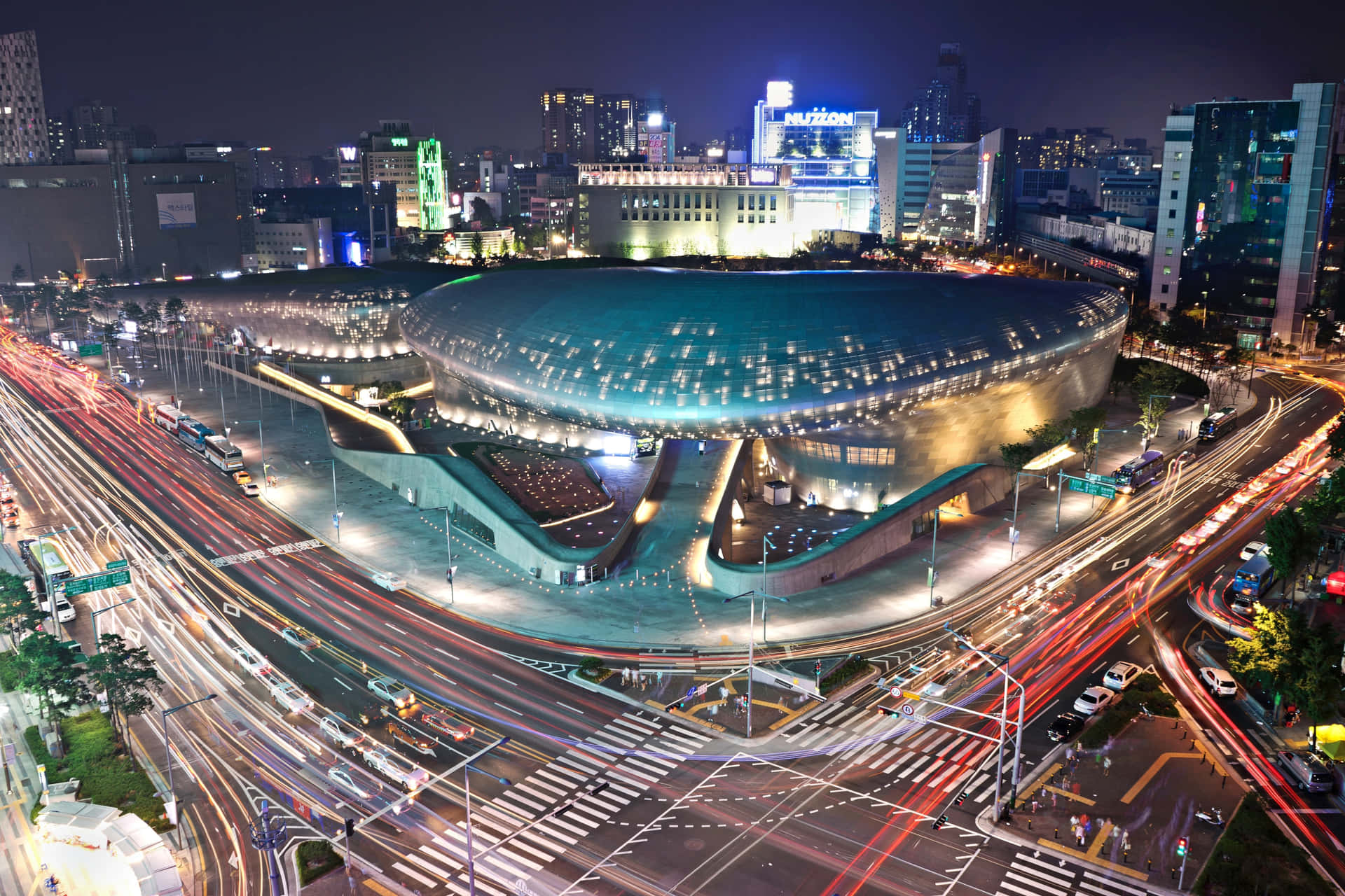 "The skyline of Seoul, the capital of South Korea."
