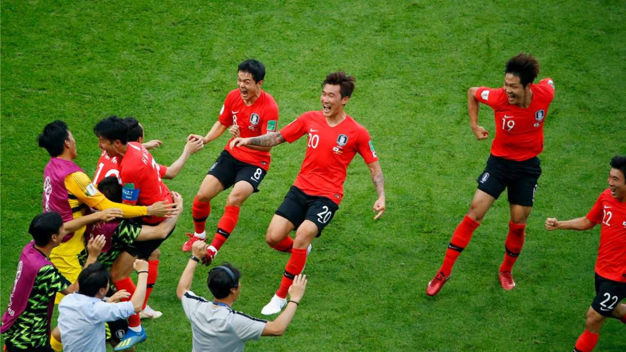 Koreanischenationalmannschaft Der Republik Korea Beim Asian Cup Wallpaper