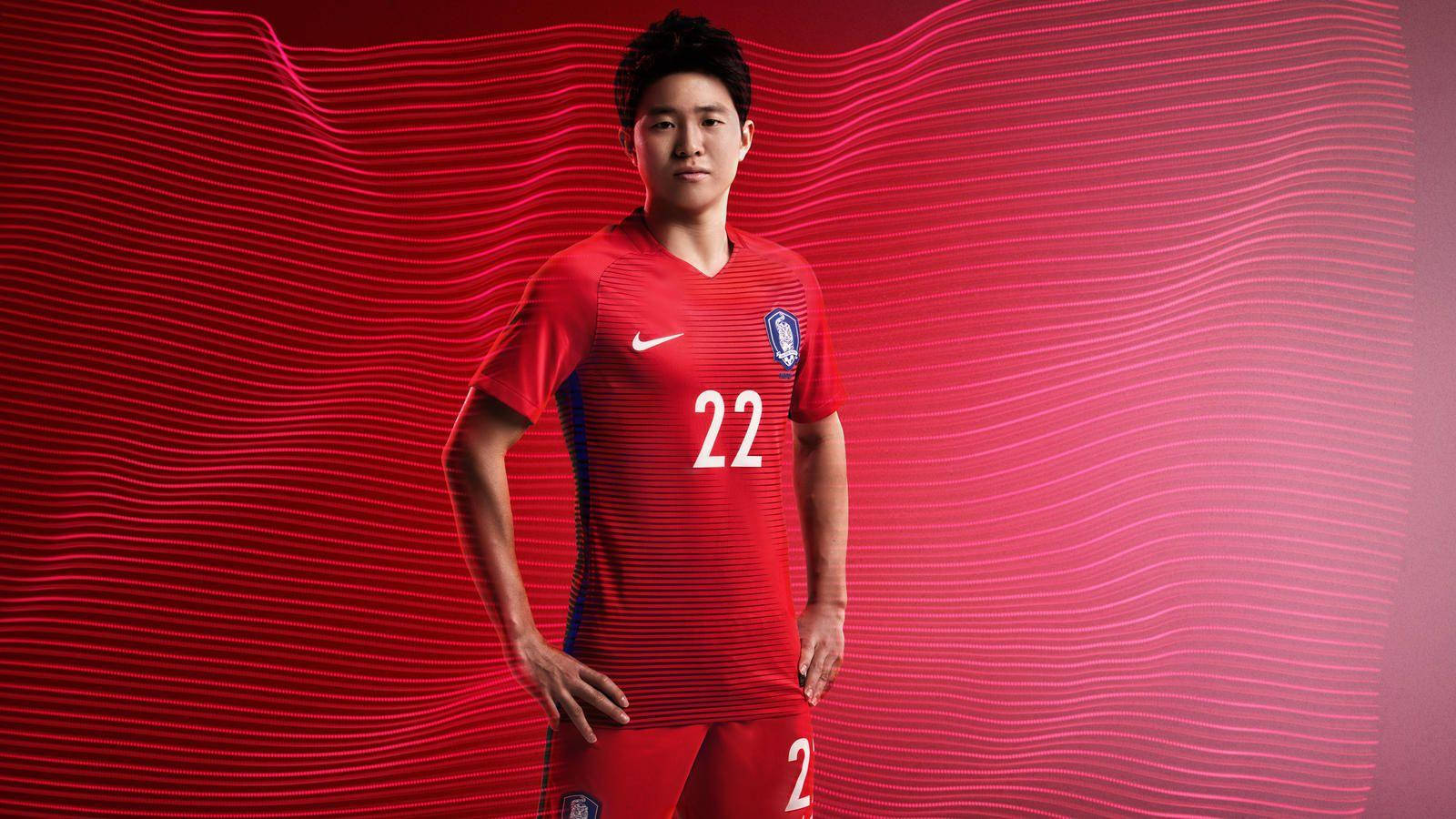 Equipenacional De Futebol Da República Da Coreia Kwon Chang Hoon. Papel de Parede
