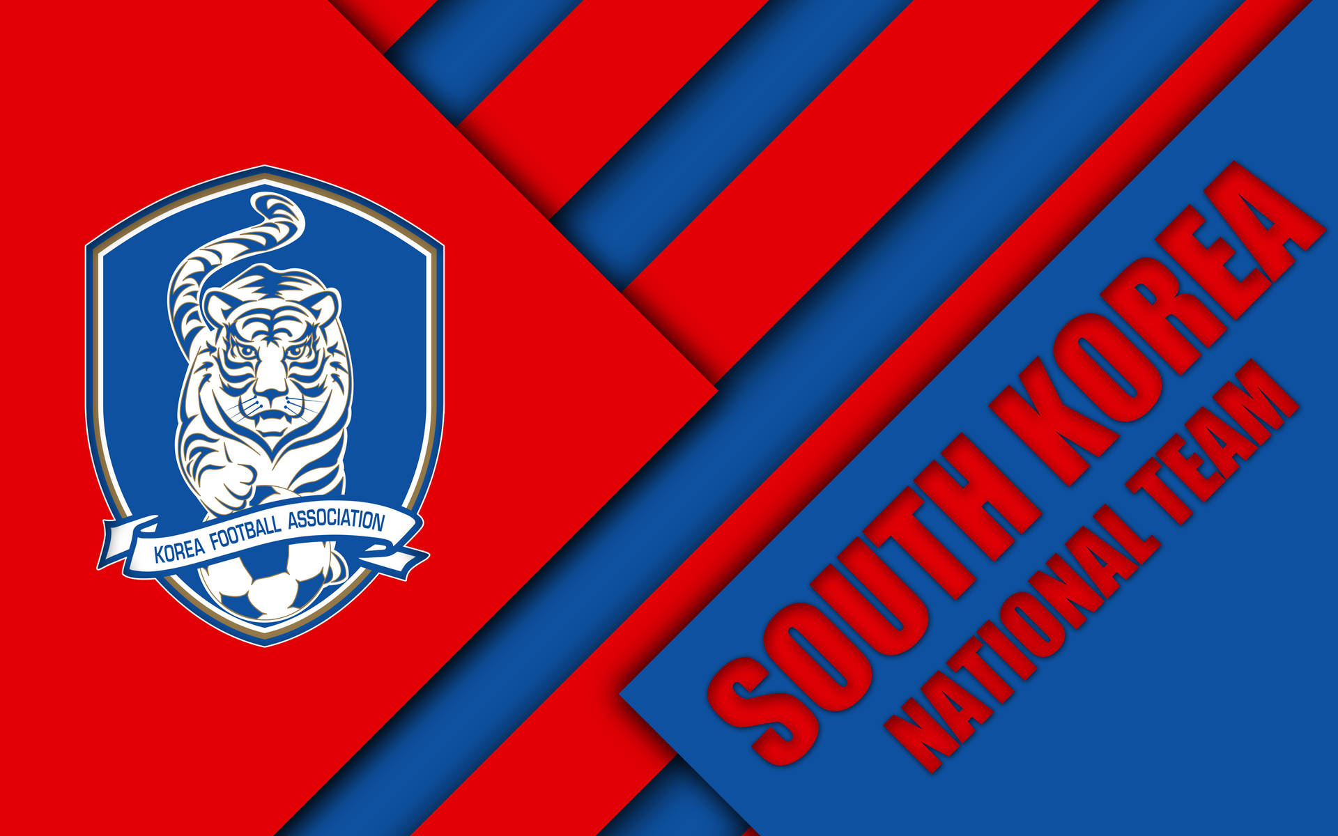 Korea Republic National Football Team Logo Art Wallpaper