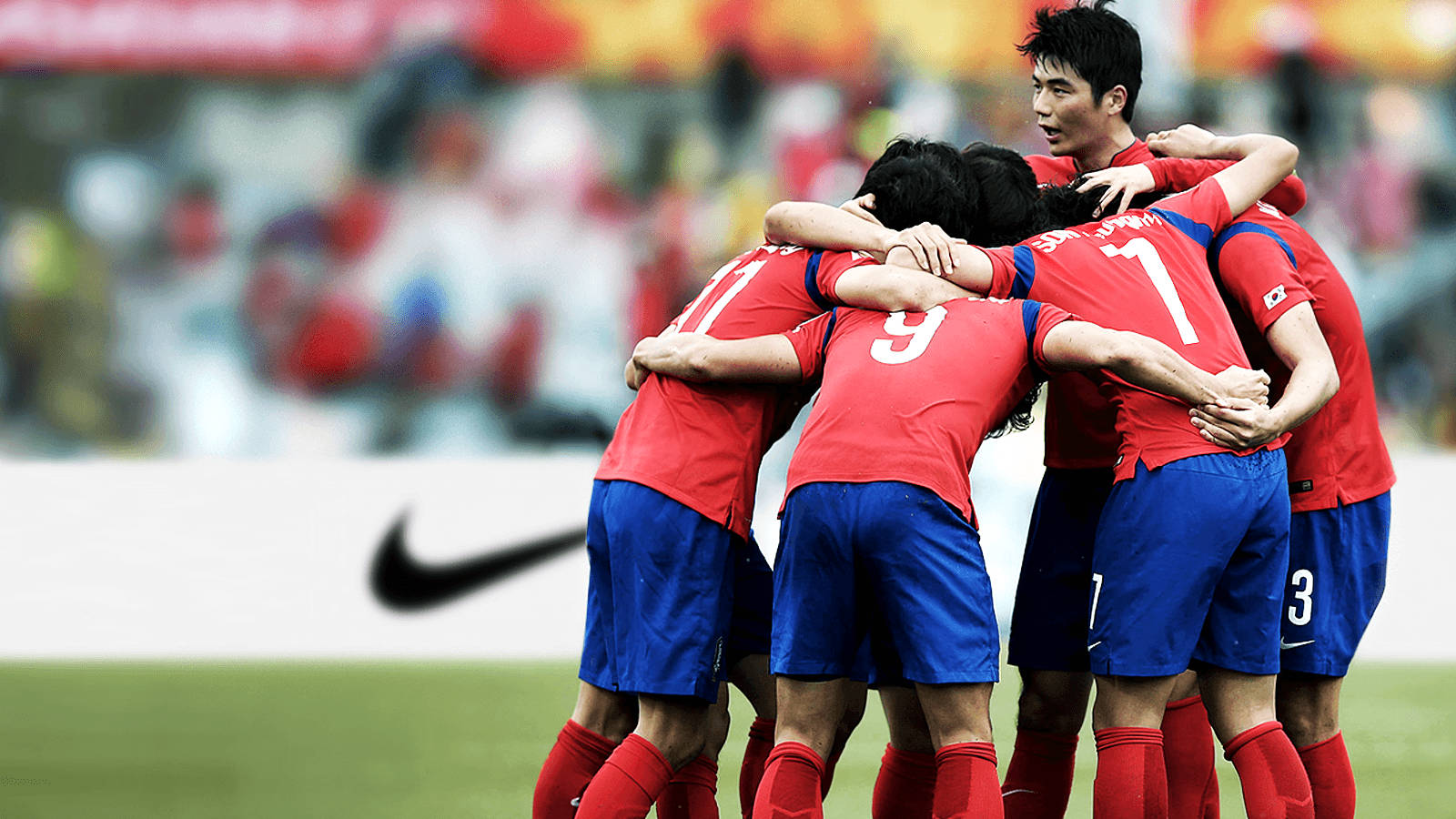 Korea Republic National Football Team Major Players Wallpaper