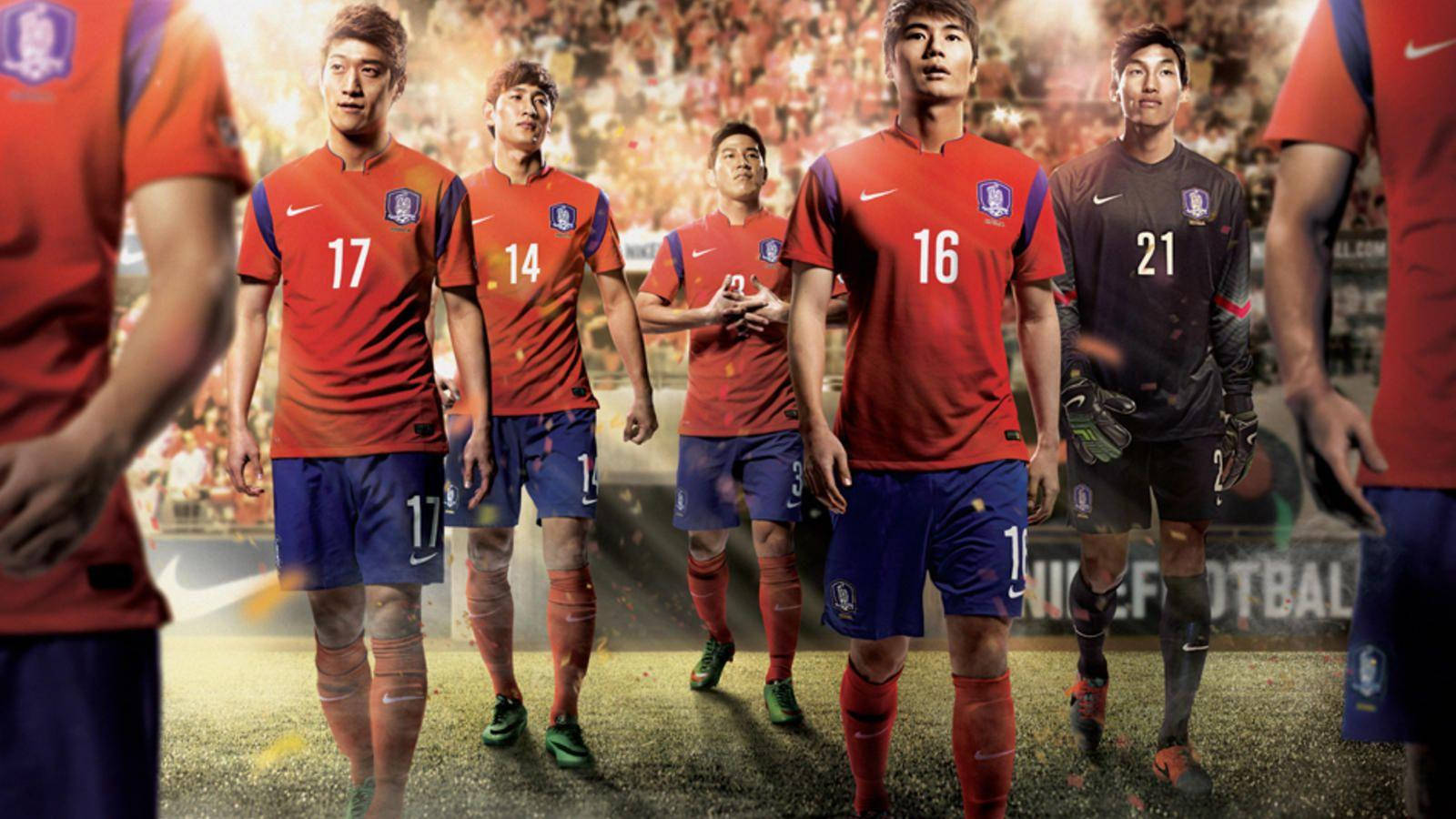 Jugadordel Equipo Nacional De Fútbol De La República De Corea Fondo de pantalla