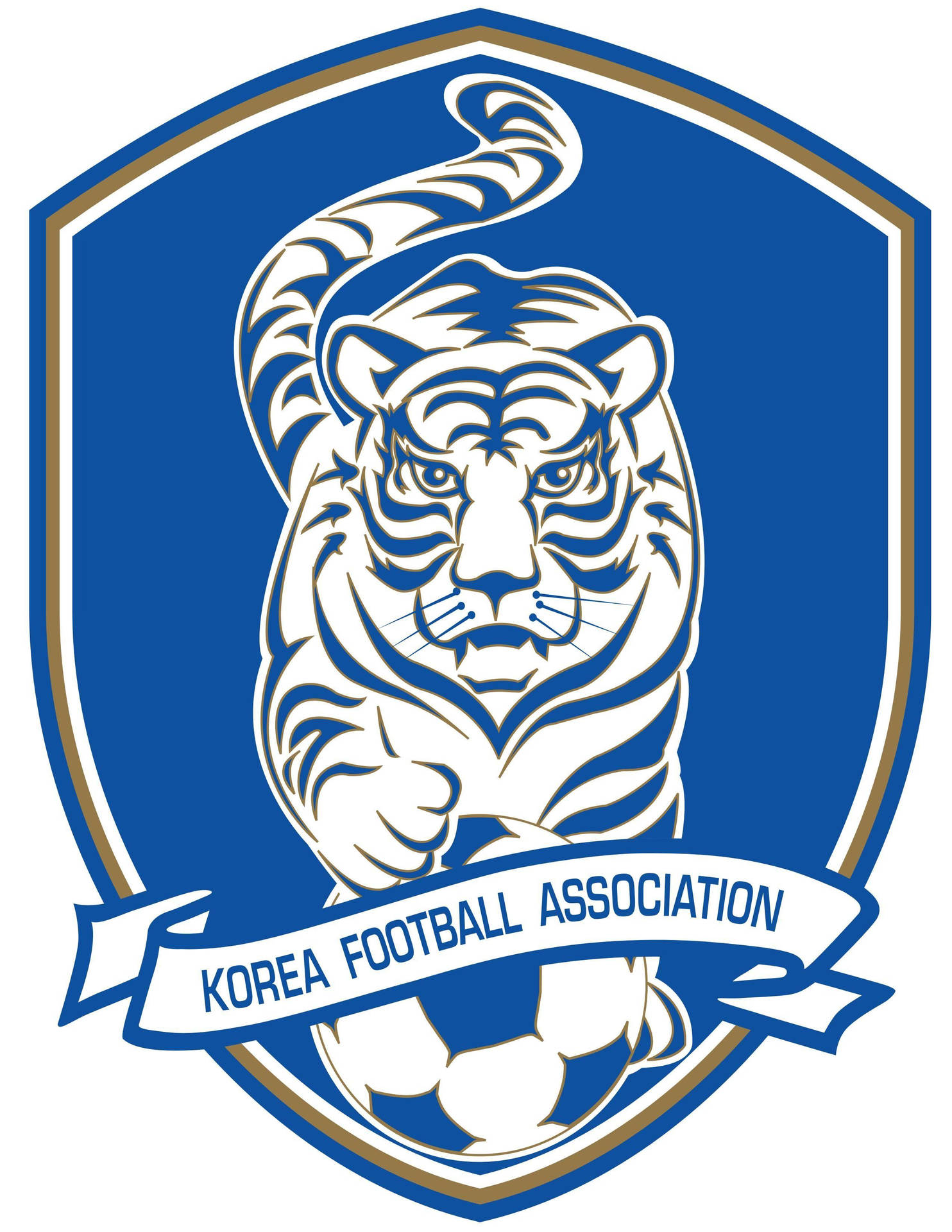 Korea Republic National Football Team Tiger Crest Wallpaper