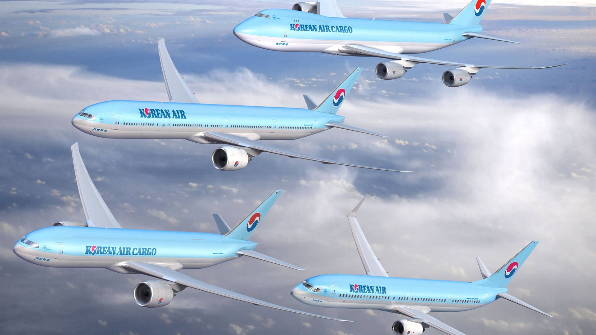 Flotade Aviones De Korean Air Fondo de pantalla