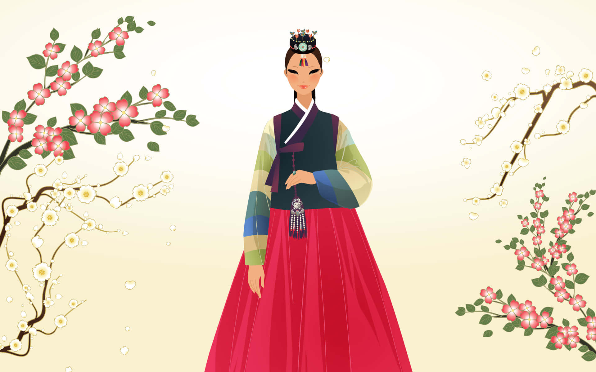 Einefrau In Traditioneller Kleidung