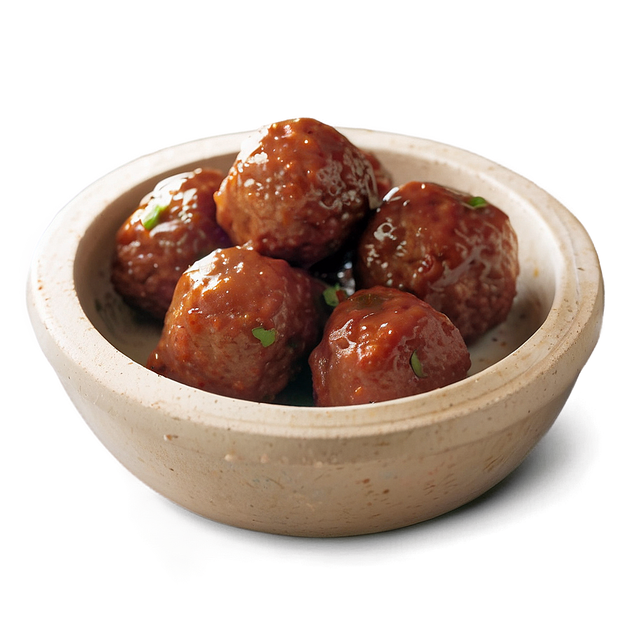 Korean Bbq Meatball Png 06242024 PNG