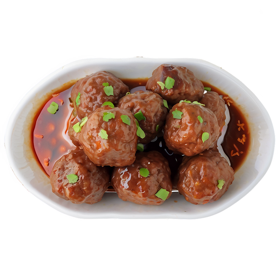 Korean Bbq Meatball Png 06242024 PNG