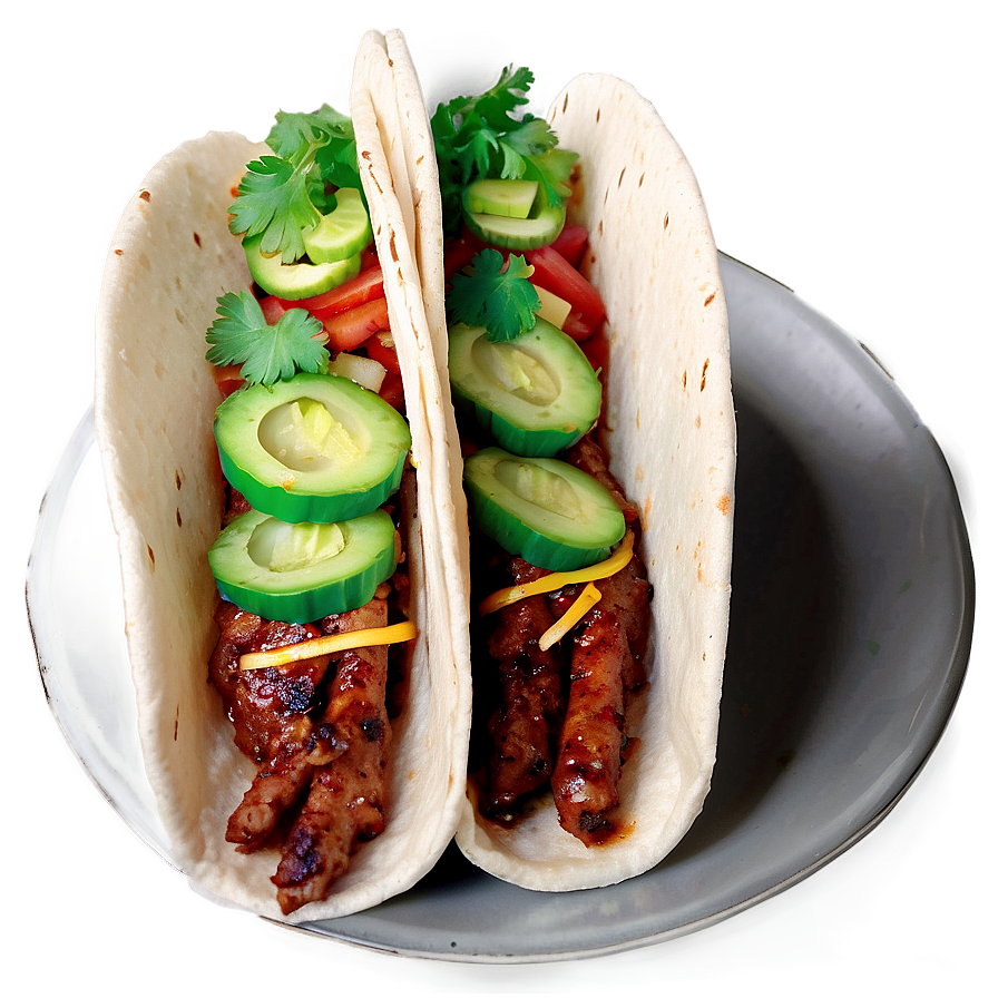 Korean Bbq Tacos Png 05232024 PNG