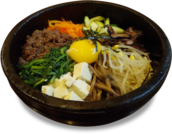 Korean Bibimbap Dish PNG