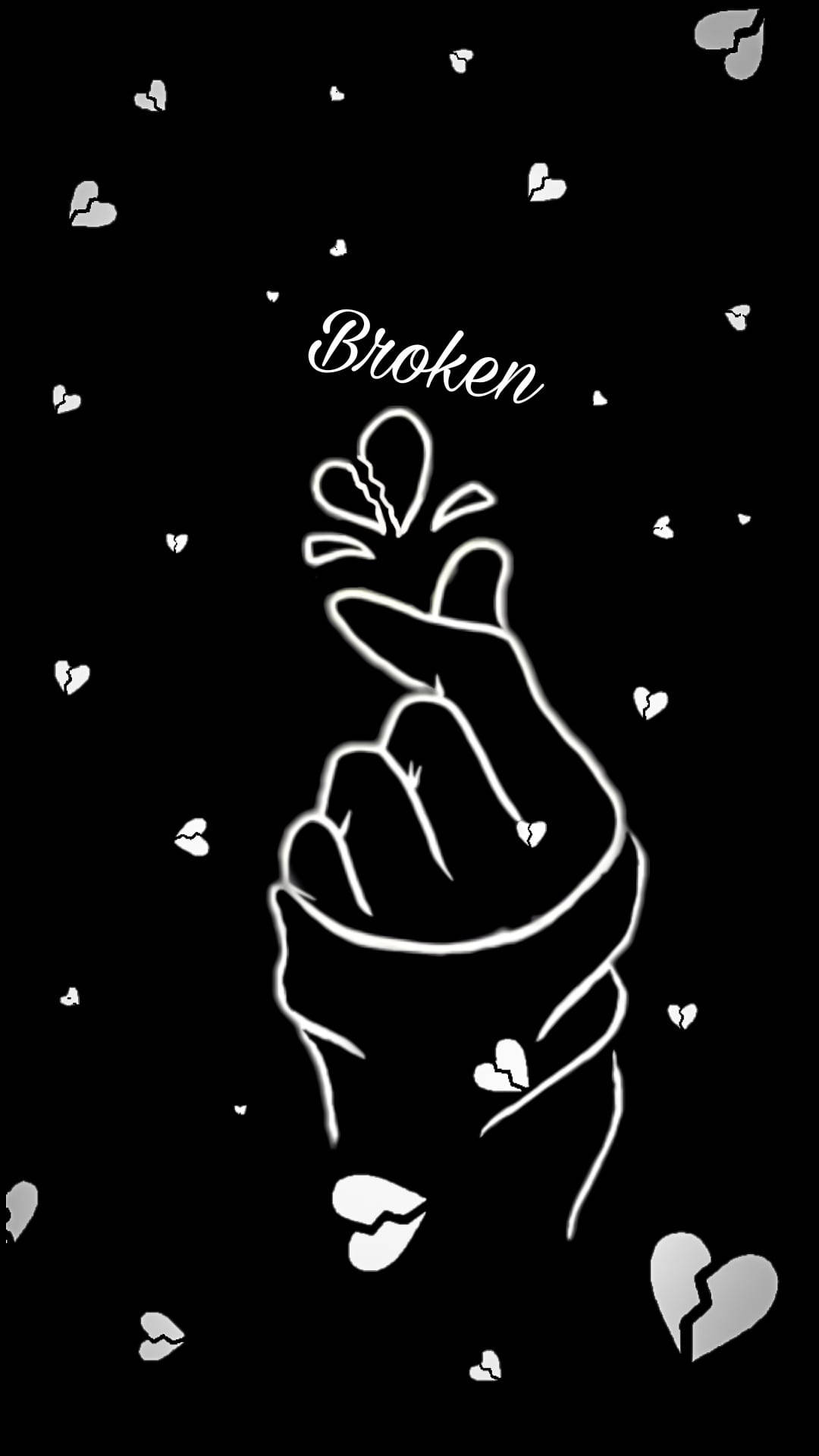 Free Broken Heart Black Wallpaper Downloads, [100+] Broken Heart Black  Wallpapers for FREE 