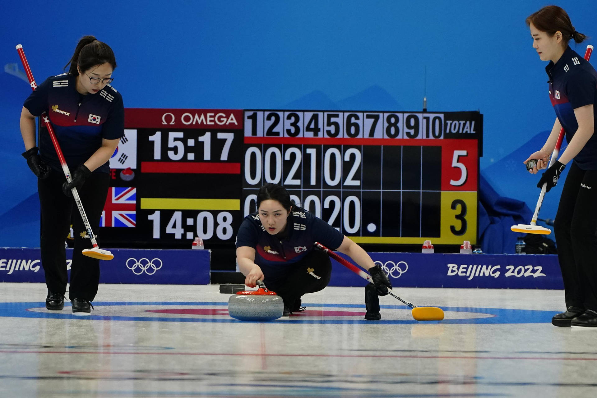 Equipode Curling De Corea Fondo de pantalla