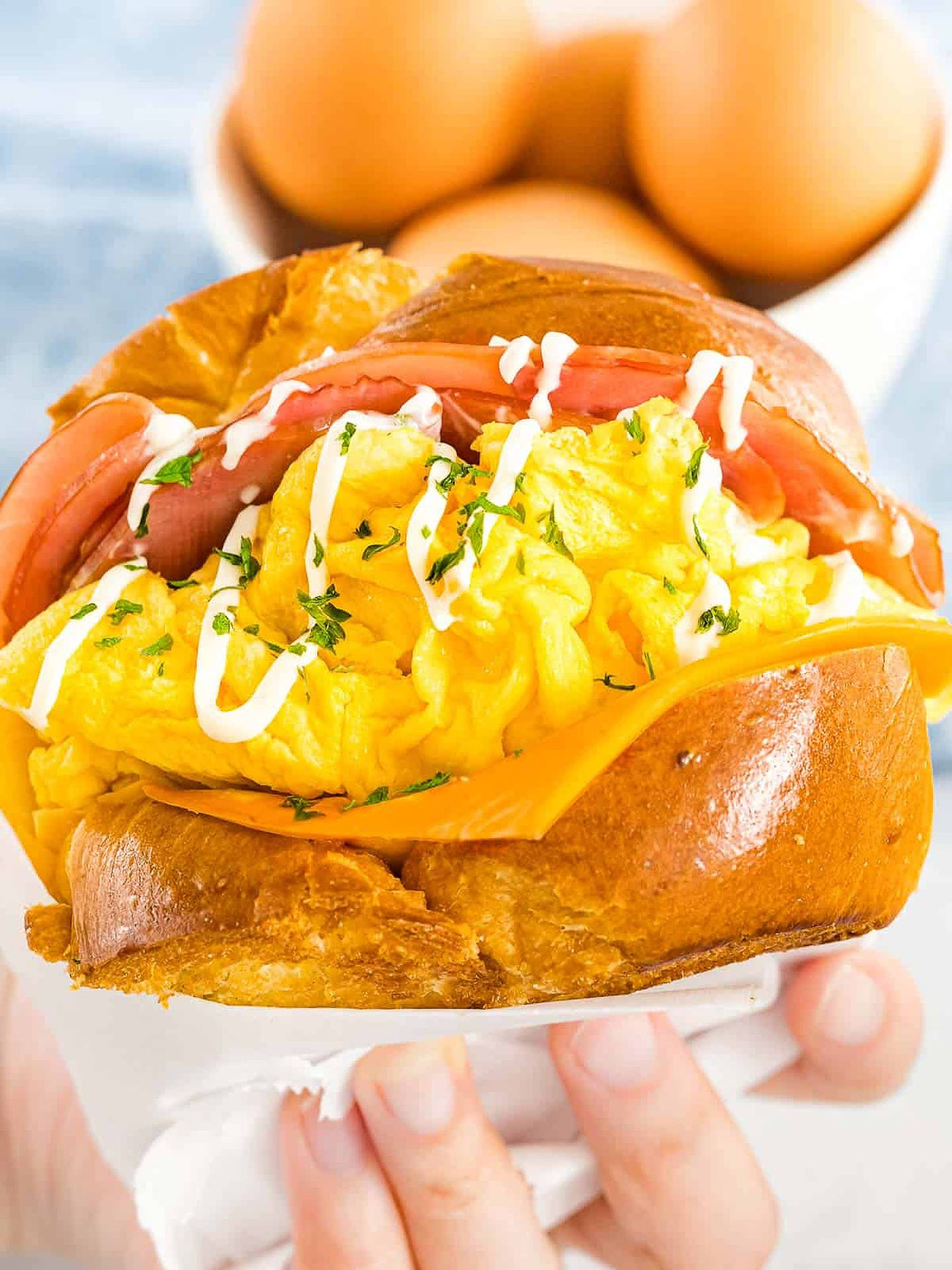 Korean Egg Drop Sandwich Wallpaper