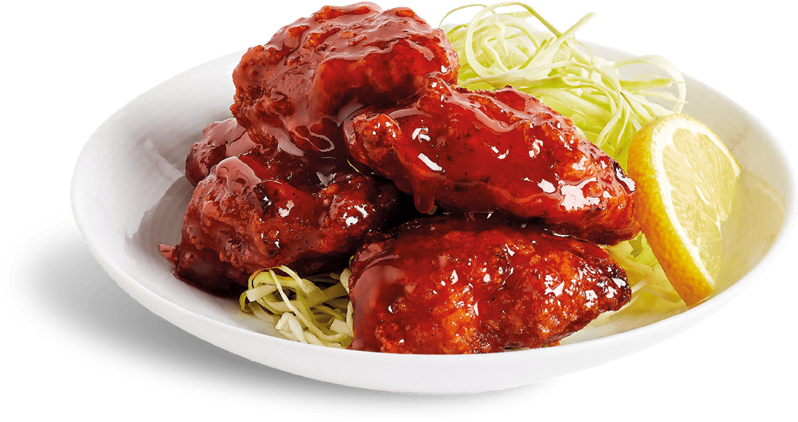 Korean Glazed Chicken Wings PNG