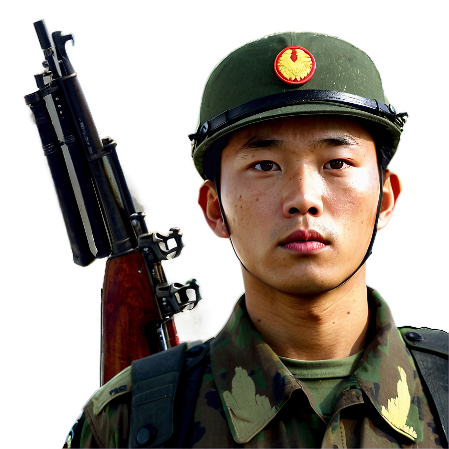 Korean People's Army Soldier Png Edx PNG